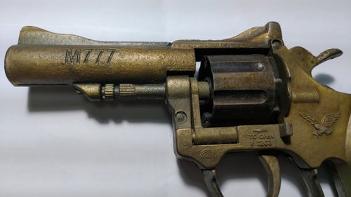 初期絶版 懐かしの台湾レトロ玩具 全金属製リボルバー - ショップ