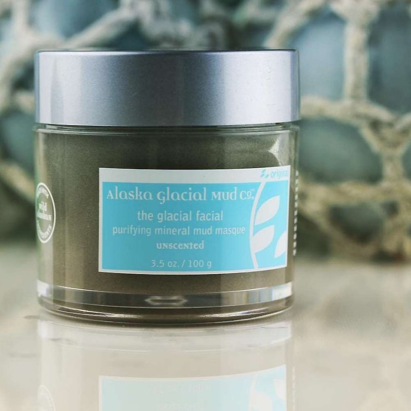 Alaska Glacial Facial Purifying Mineral Mud Mask Series  | Vegan。Cruelty-free - Face Masks - Concentrate & Extracts Gray
