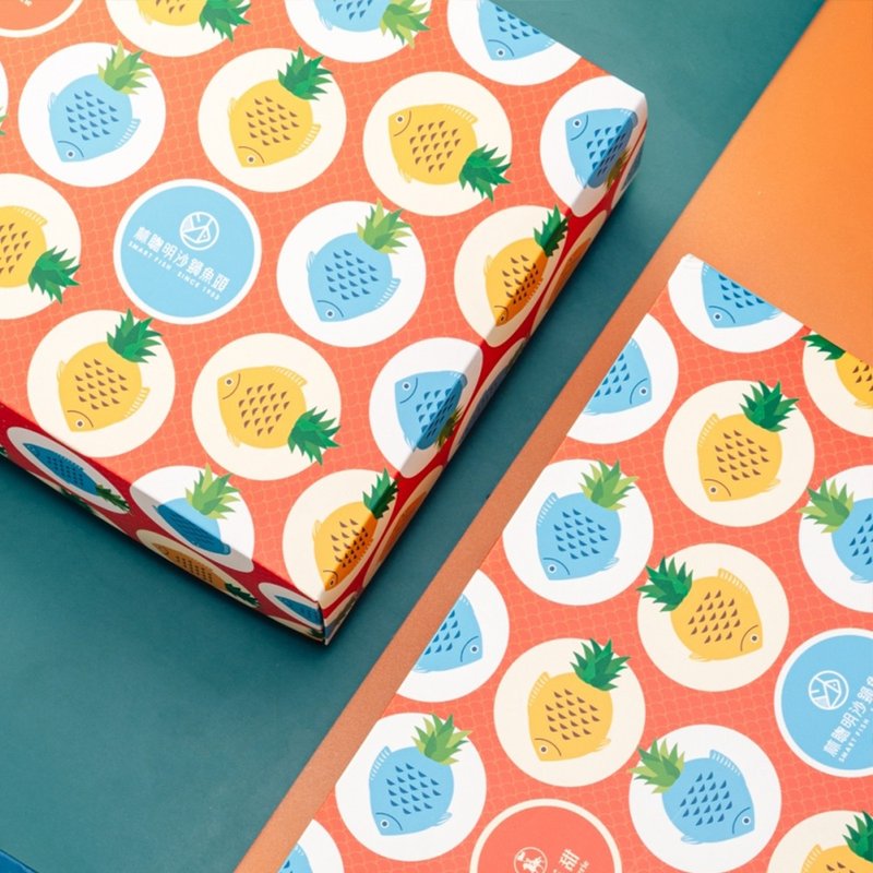 中秋限定【法布甜】林聰明魚鬆雪Q聯名禮盒 - 蛋糕/甜點 - 新鮮食材 藍色