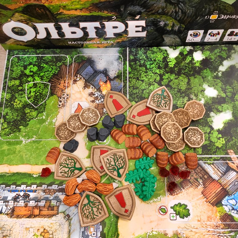 與 Oltréé 棋盤遊戲相容的豪華資源代幣 - 桌遊/卡牌 - 其他材質 