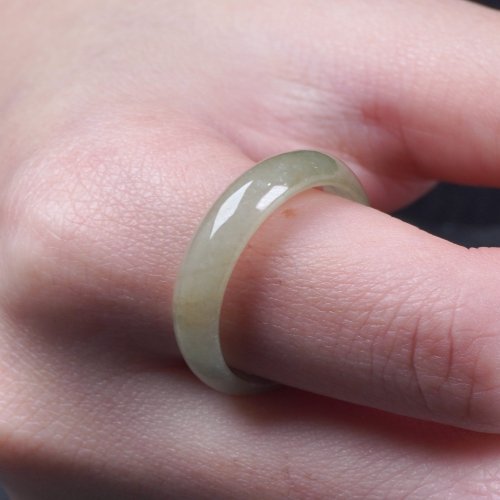 瓔珞珠寶盒 E.L.Jewelry Box 冰種黃翡翡翠戒指戒圈 | 國際18圍 | 天然緬甸玉翡翠A貨 | 送禮