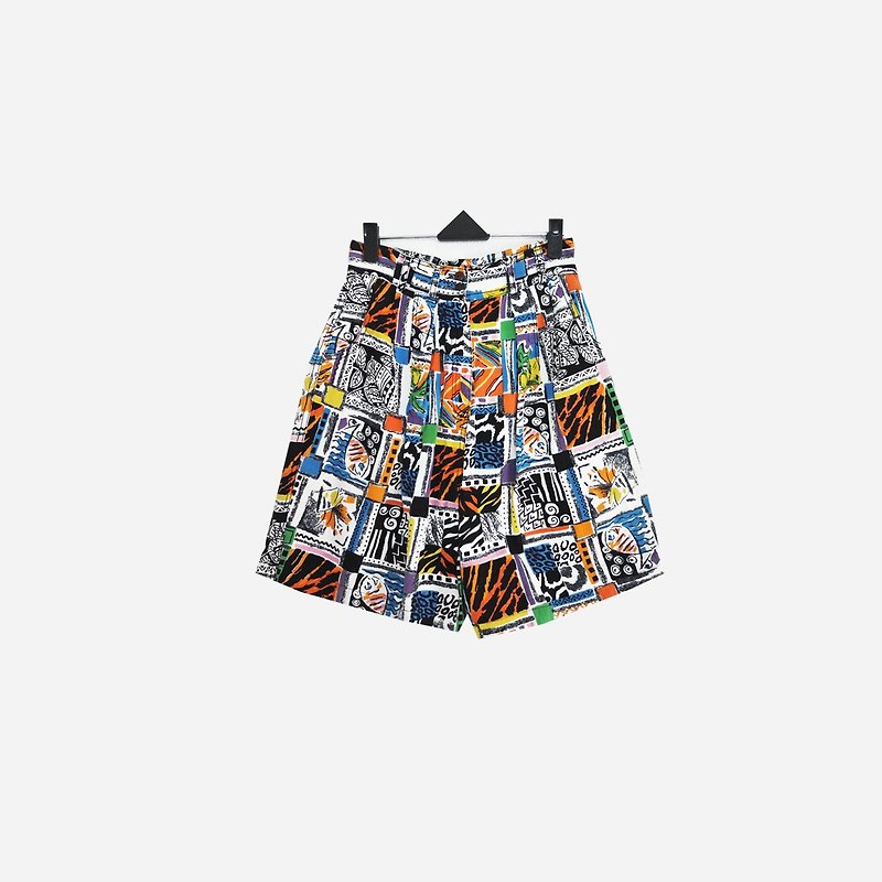 Discolored Vintage/Colored Print Shorts no.639 vintage - Women's Pants - Other Materials Multicolor