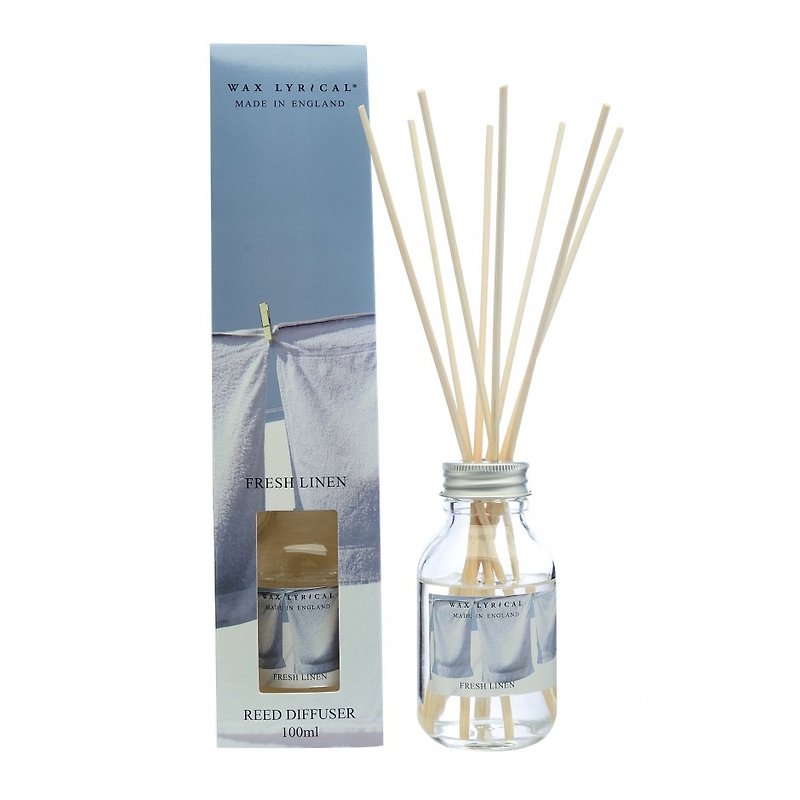 British fragrance - fresh linen 100ml - น้ำหอม - แก้ว ขาว