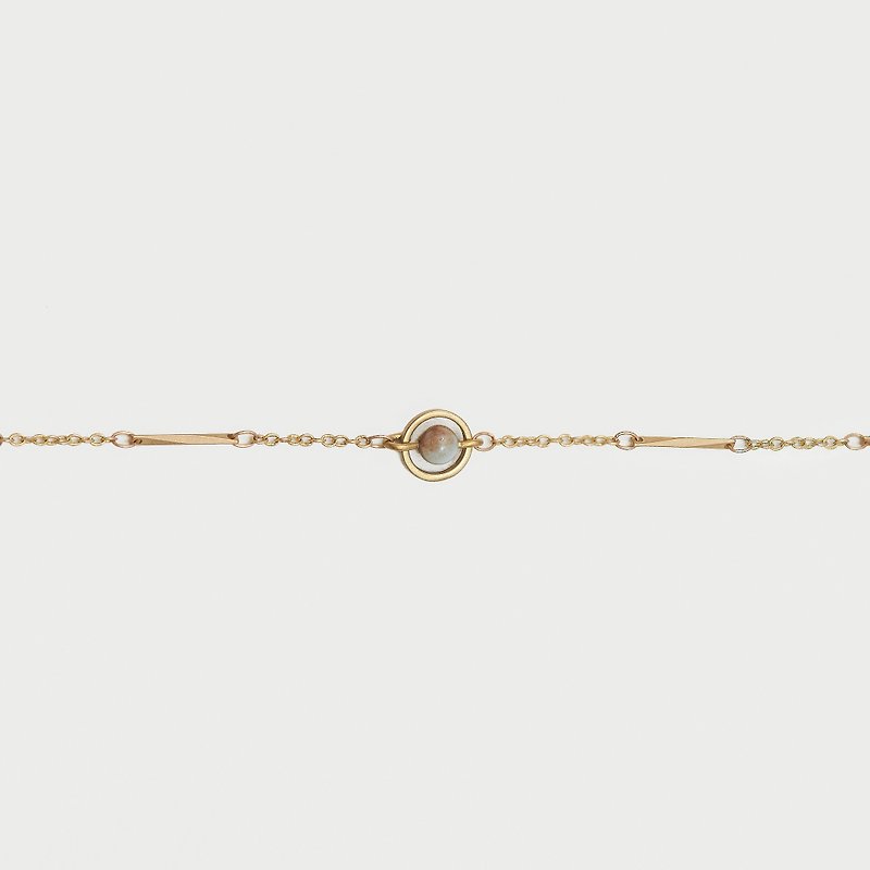 Tiny Planet ' Basic Chain - Bracelets - Gemstone Gold
