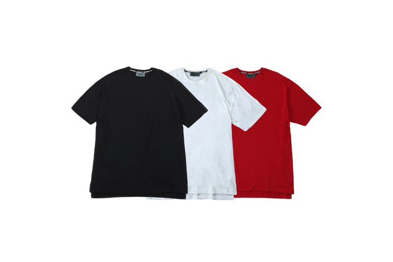 .67ARROW ROLLING_EYEZ PLAIN-TEE_ 素T 五分袖 特殊剪裁 剪接 - 女 T 恤 - 棉．麻 