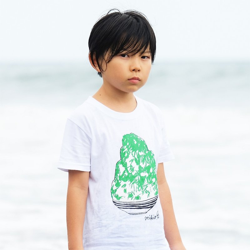 刨冰 Kakigori Shaved ice  Kids T-shirt Melon - Tops & T-Shirts - Cotton & Hemp 