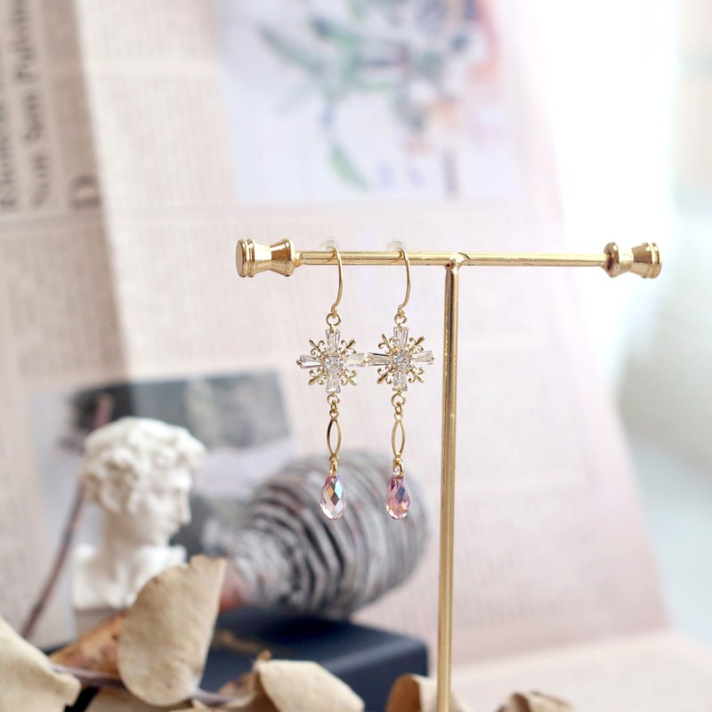 Vintage Palace Amethyst Earrings - Earrings & Clip-ons - Crystal Gold