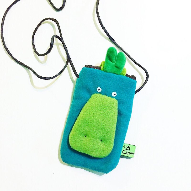 E*group platypus mobile phone pouch iphone6.7.8 gift exchange 1.2.5.6.9 Sold out - Other - Cotton & Hemp Blue