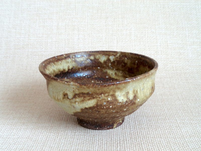 萌黄釉鉢c - 碗 - 陶 卡其色