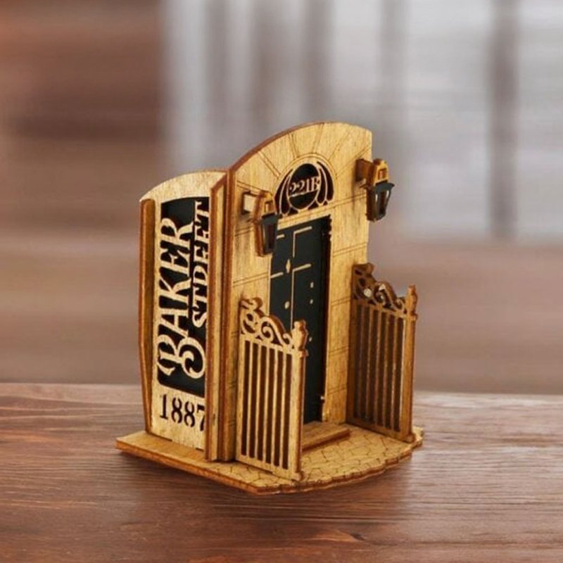 德國益智機關盒/夏洛克的筆筒 - 桌遊/卡牌 - 木頭 