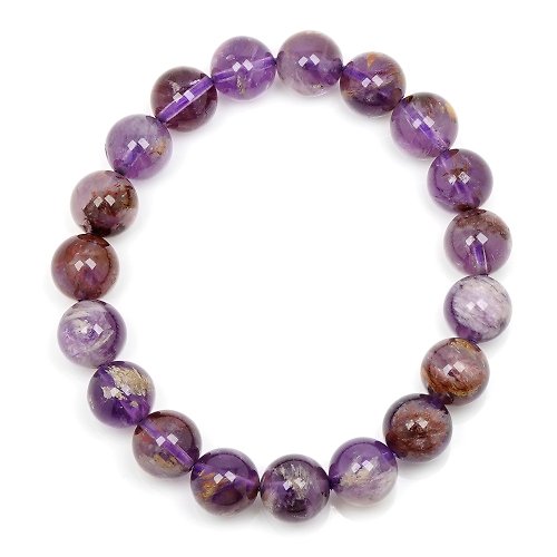 正佳珠寶 Gemsrich Jewelry 【正佳珠寶】紫幽靈 異象幽靈 10mm 紫幽靈手珠