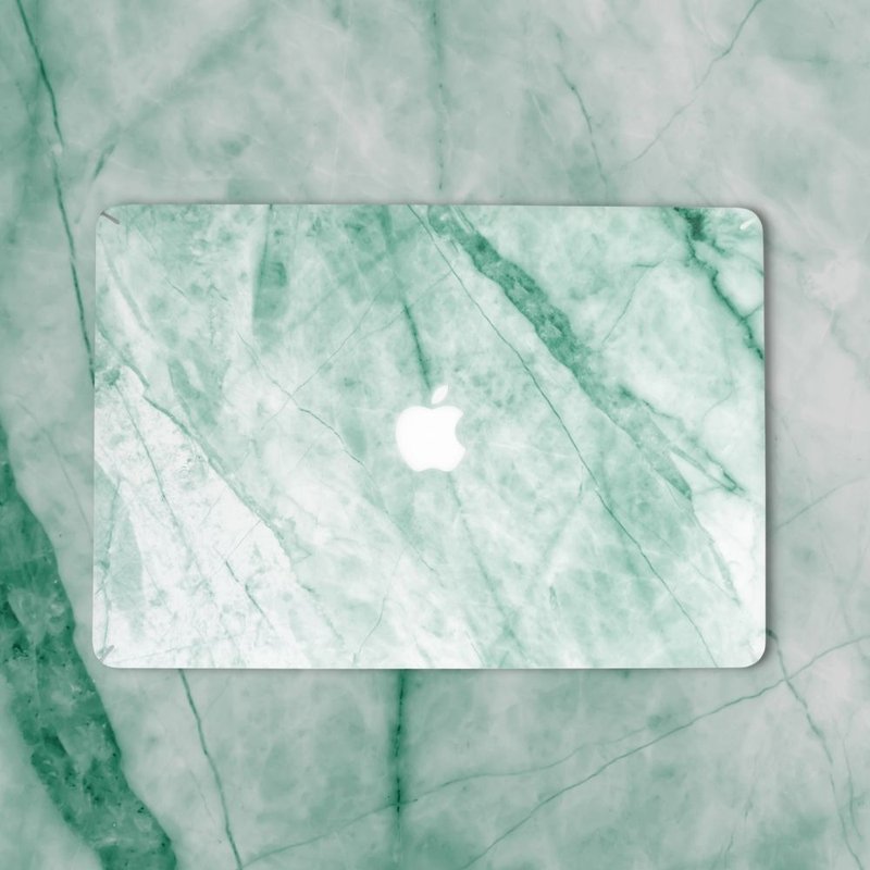 香港品牌 Sell Good 原創大理石紋理 MacBook 貼膜 保護貼 - 寶石綠 - 平板/電腦保護殼/保護貼 - 其他材質 綠色