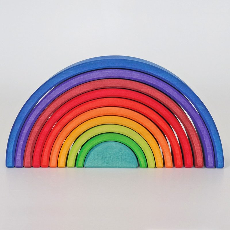 Grimm's - Counting Rainbows - Kids' Toys - Wood Multicolor