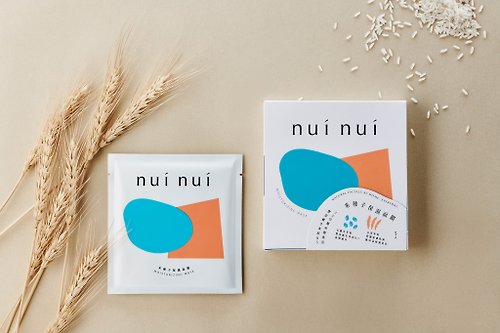 nui nui 人氣團購組(米種子保濕面膜 6入組)