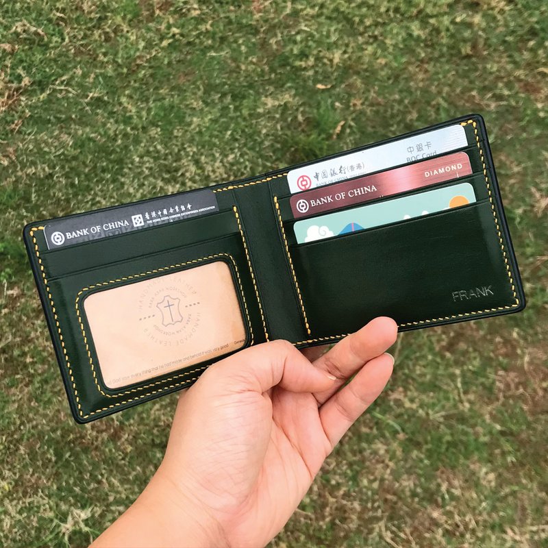 【Bifold Wallet】Tochigi Collection | Classic | Handmade Leather in Hong Kong - Wallets - Genuine Leather Multicolor