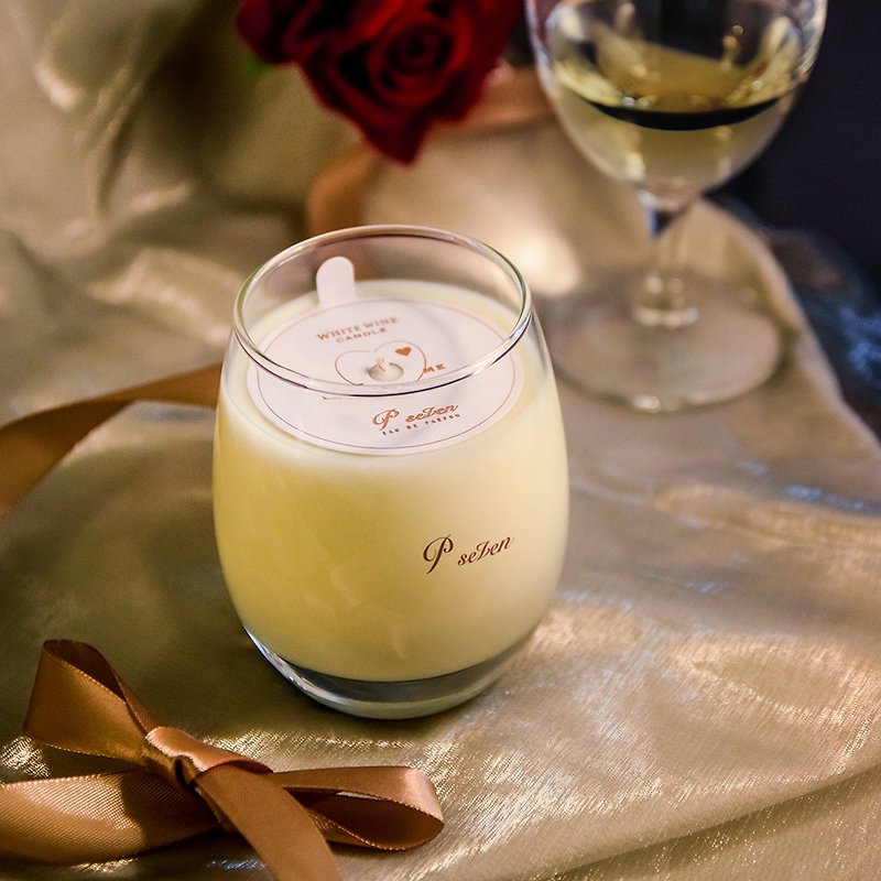 LOVE ME White Wine Candle - Candles & Candle Holders - Other Materials 