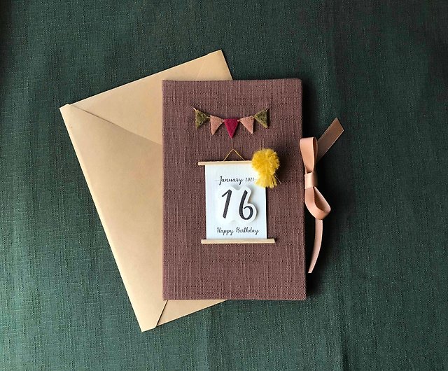 あなたの祝福のために 手作りカード 誕生日カード ユニバーサルカード 手作りカード ショップ Ying Design カード はがき Pinkoi