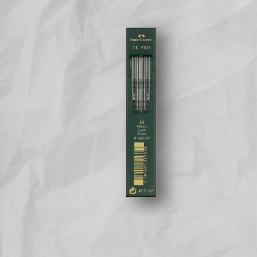 文聚 Faber-Castell 2. 0mm 工程筆芯 2B/盒-10支入(原廠正貨)