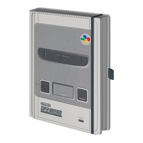 Dope 私貨 【任天堂】NINTENDO 超級任天堂主機造型 A5尺寸 英國進口筆記本
