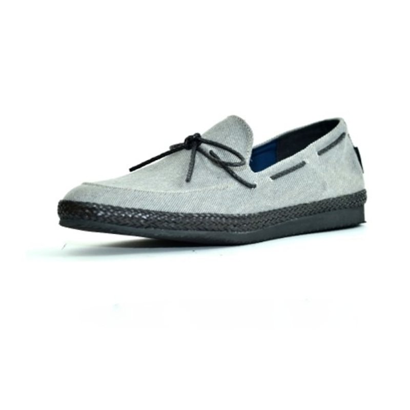 [Dogyball] JB7 Tour Handmade Rattan Loafers-Gray - Men's Oxford Shoes - Cotton & Hemp Gray