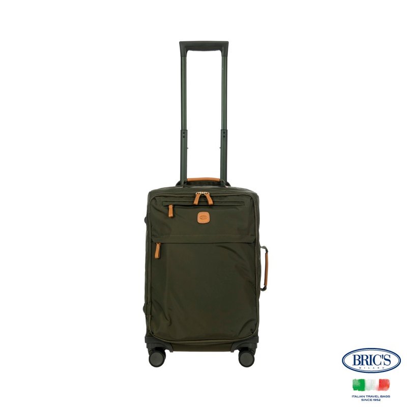 【BRIC' S】X-Travel 20吋 防潑水登機箱 橄欖綠 - 行李箱/旅行袋 - 其他材質 綠色