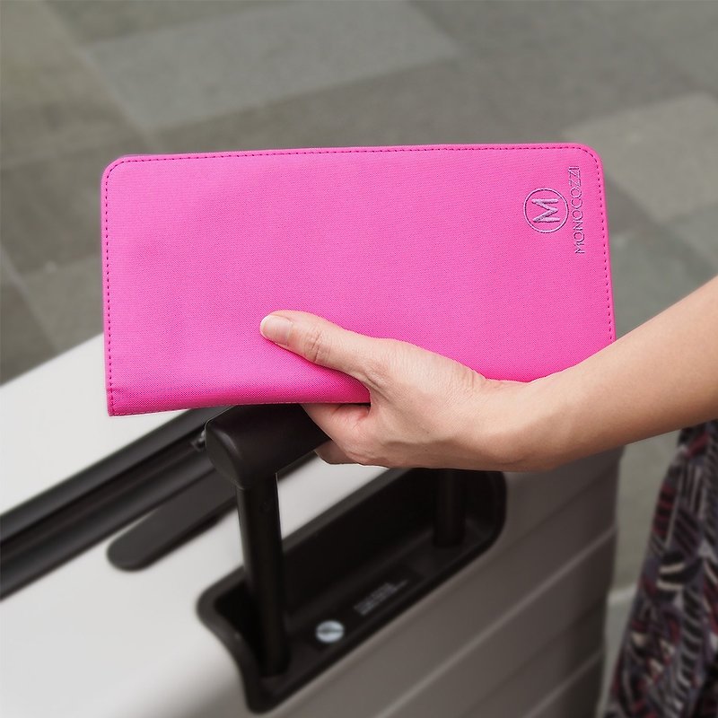 LUSH | 長型護照包 - 銀包 - 紙 粉紅色
