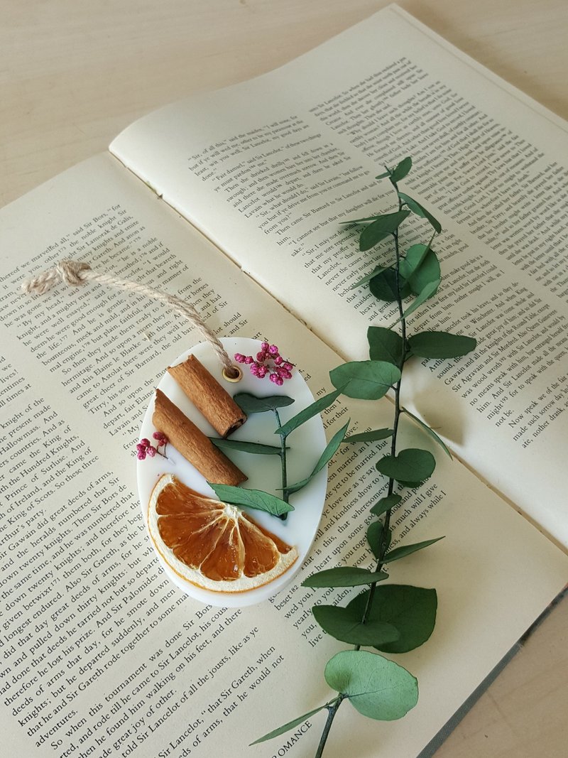 smile 薰香磚/居家擺飾/送禮/ 乾燥花 - 香氛/精油/擴香 - 蠟 咖啡色