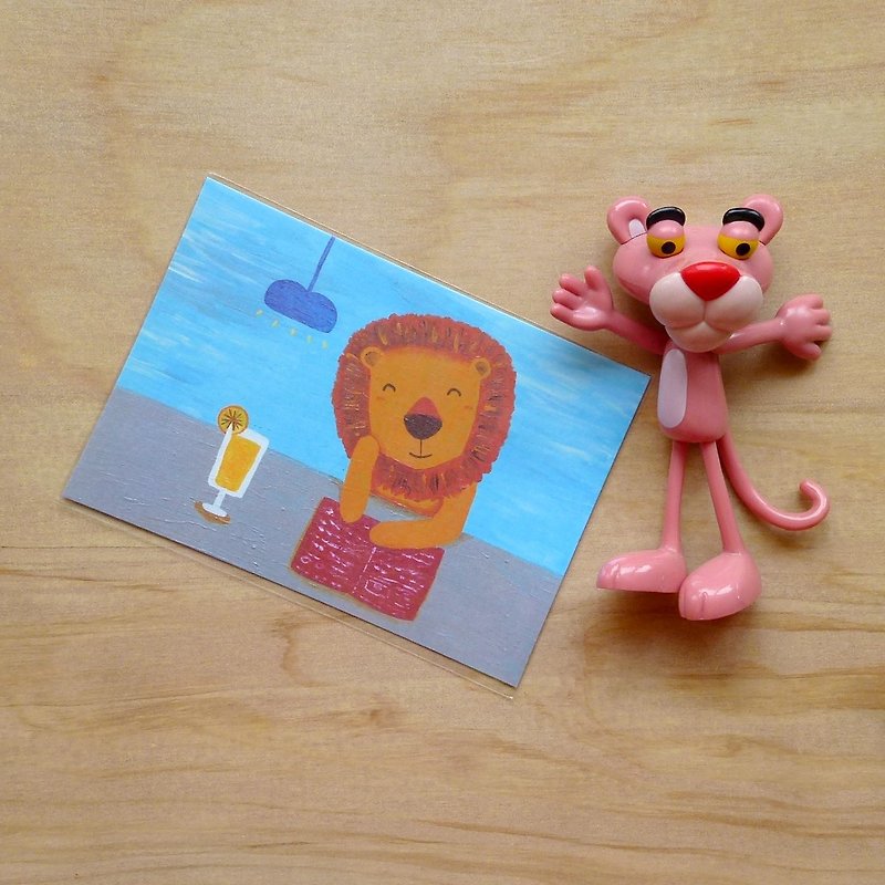 明信片 ∣ 夏天的獅子 - 心意卡/卡片 - 紙 多色