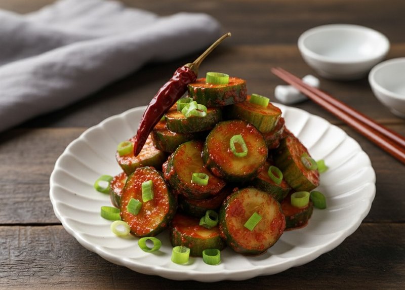 首爾大叔 涼拌小黃瓜 生命力韓式泡菜 김치 Kimchi 2台斤小包裝 - 料理包/調理包 - 新鮮食材 綠色