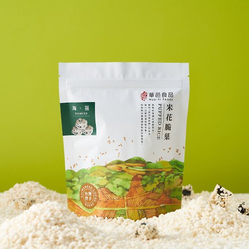 米香專門店-華邑食品 華邑食品 米花脆菓 味付海苔 純素 150g
