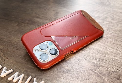 n max n iPhone 13/13Pro 經典系列全包覆手機皮套 -辣椒紅