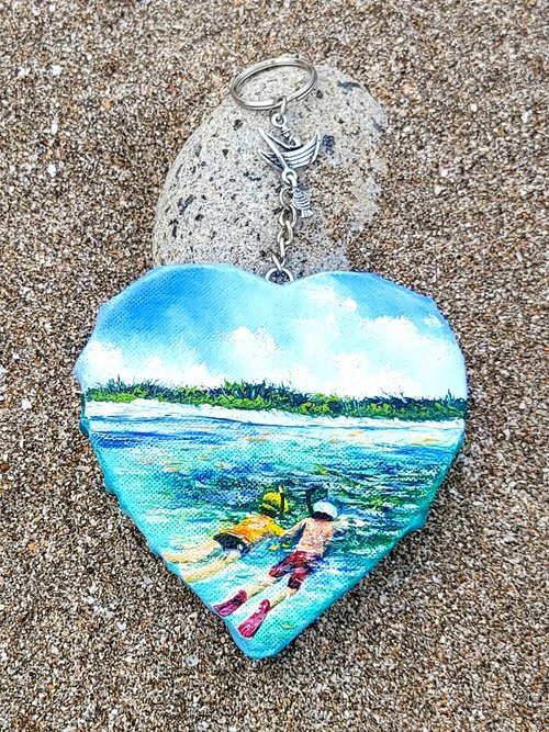 Silvia.painting.house 精緻手繪油畫 悠遊在石垣島 獨一無二 可客製
