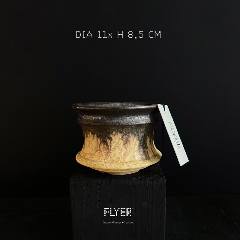 FLYER 塊根多肉植物陶盆器 龍舌蘭象牙宮象足漆樹盆器 - 花瓶/花器 - 陶 