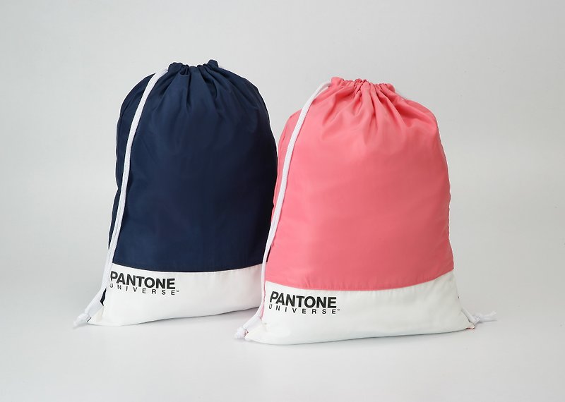 PANTONE UNIVERSE Drawstring Backpack 2pc Set - กระเป๋าเดินทาง/ผ้าคลุม - เส้นใยสังเคราะห์ 
