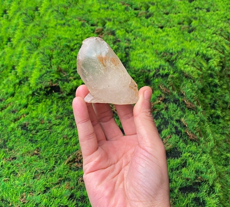 能量擺件-天然原礦白水晶簇 消磁淨化 療癒 開運 淨化 快速出貨 - 擺飾/家飾品 - 水晶 白色