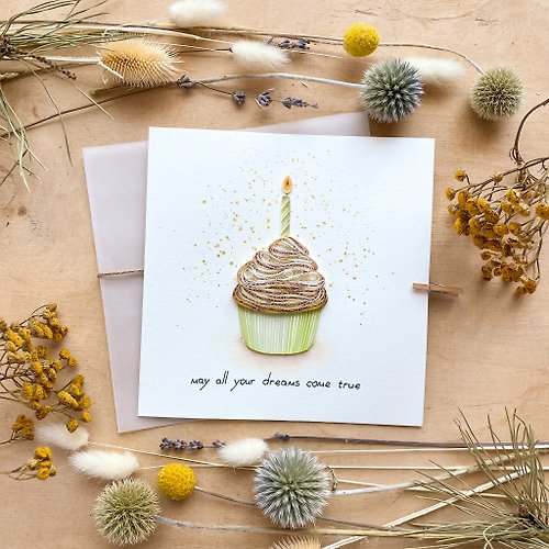 Quill Cards Greeting Card - May All Your Dreams Come True