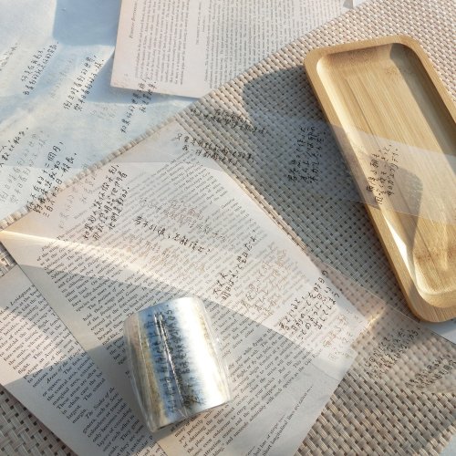 拾荒少女 手書廢話-燙金PET膠帶-紙膠帶