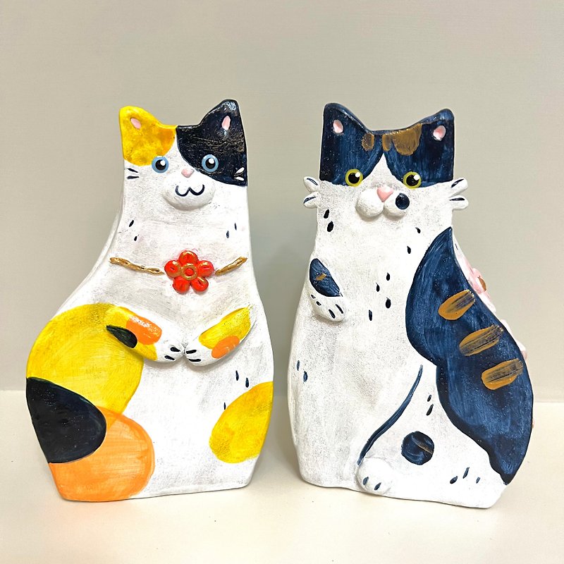 A pair of cat flower utensils - Pottery & Ceramics - Pottery 