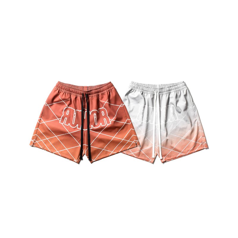 RM_DIGITAL-PRINTING SHORTS_謠言之網 數位印花短褲 球褲 潮流 - 男短褲/工作短褲 - 聚酯纖維 多色