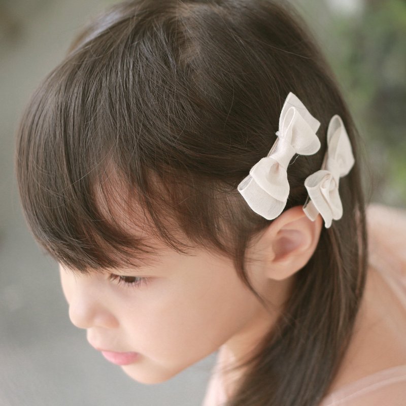 NO.09 蝴蝶結髮夾 - 髮夾/髮圈 - 其他材質 