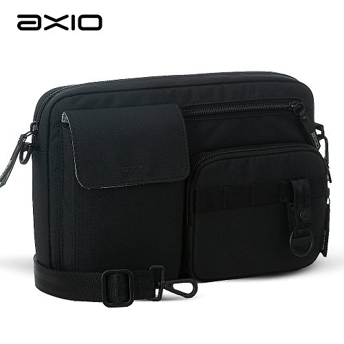 AXIO_Official AXIO Outdoor Shoulder bag 休閒健行側肩包(AOS-5)太空黑