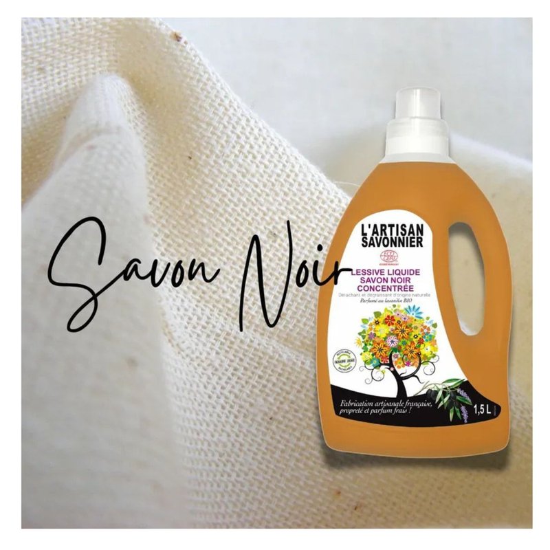 L'Artisan Savonnier 有機薰衣草黑肥皂洗衣精 1500ml - 洗衣精/衣物清潔 - 濃縮/萃取物 黃色