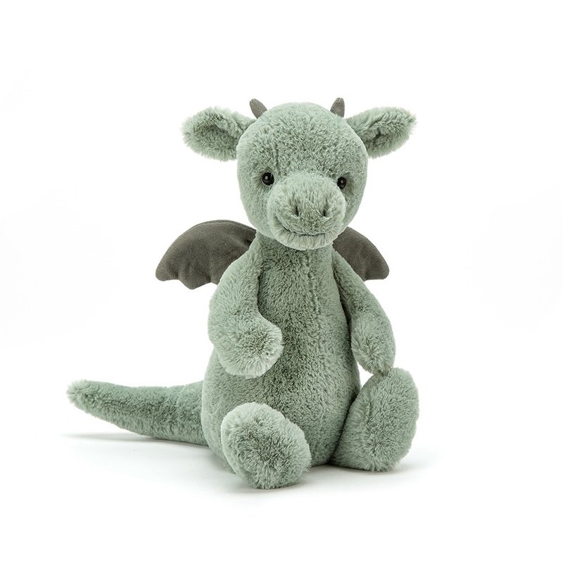 Bashful Dragon 31cm 小飛龍 - 玩偶/公仔 - 聚酯纖維 綠色