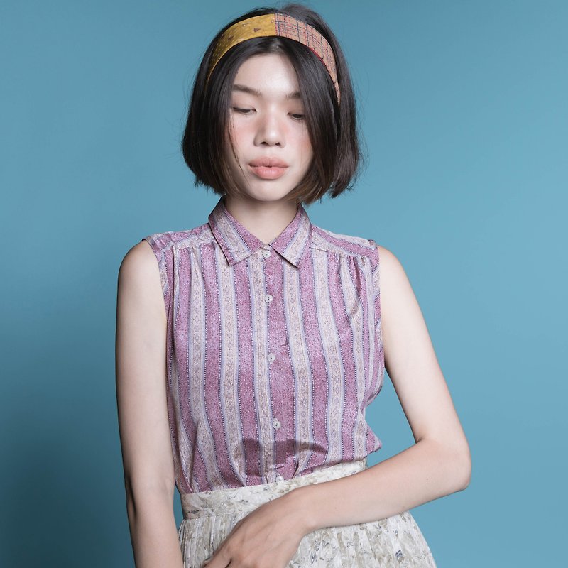 Taro - "self - modified" ancient sleeveless shirt - Women's Tops - Other Materials 