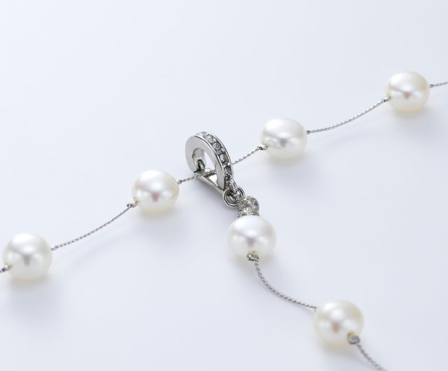 Mellow necklace -LATUA STELLA- 項鍊珍珠項鍊淡水珍珠項鍊女手作