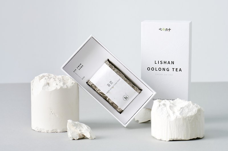 梨山烏龍茶-經典款方盒75g - 茶葉/茶包 - 其他材質 白色