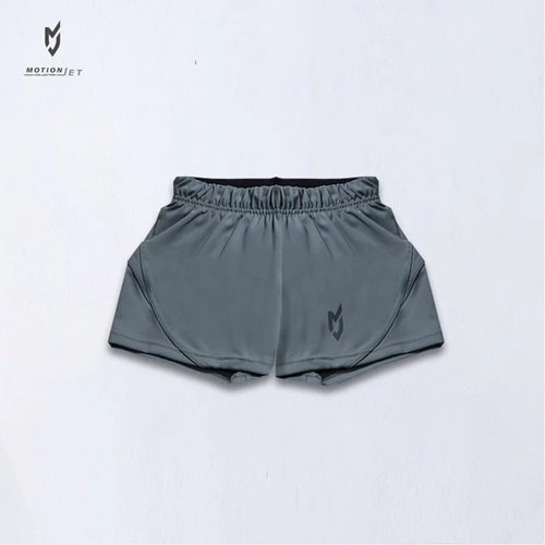 MotionJet Collection 臺灣機能品製造所 MJP005-MJ 女版機能運動短褲 (灰綠) XS-L