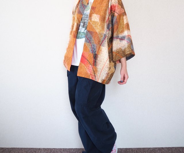 Silk hotsell kimono shirt