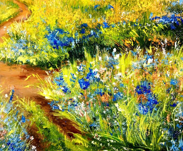 油絵 絵画 【夏の風景】 油絵 絵画【夏の風景】 絵画 HR 通販 16254979｜Creema(クリーマ)