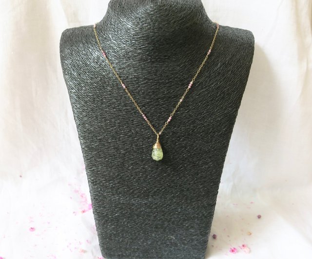 e グリーンアゲートペンダント.ネックレス 楽天市場】グリーン アゲート ネックレス K18 18K 18金 K10 10K 10金